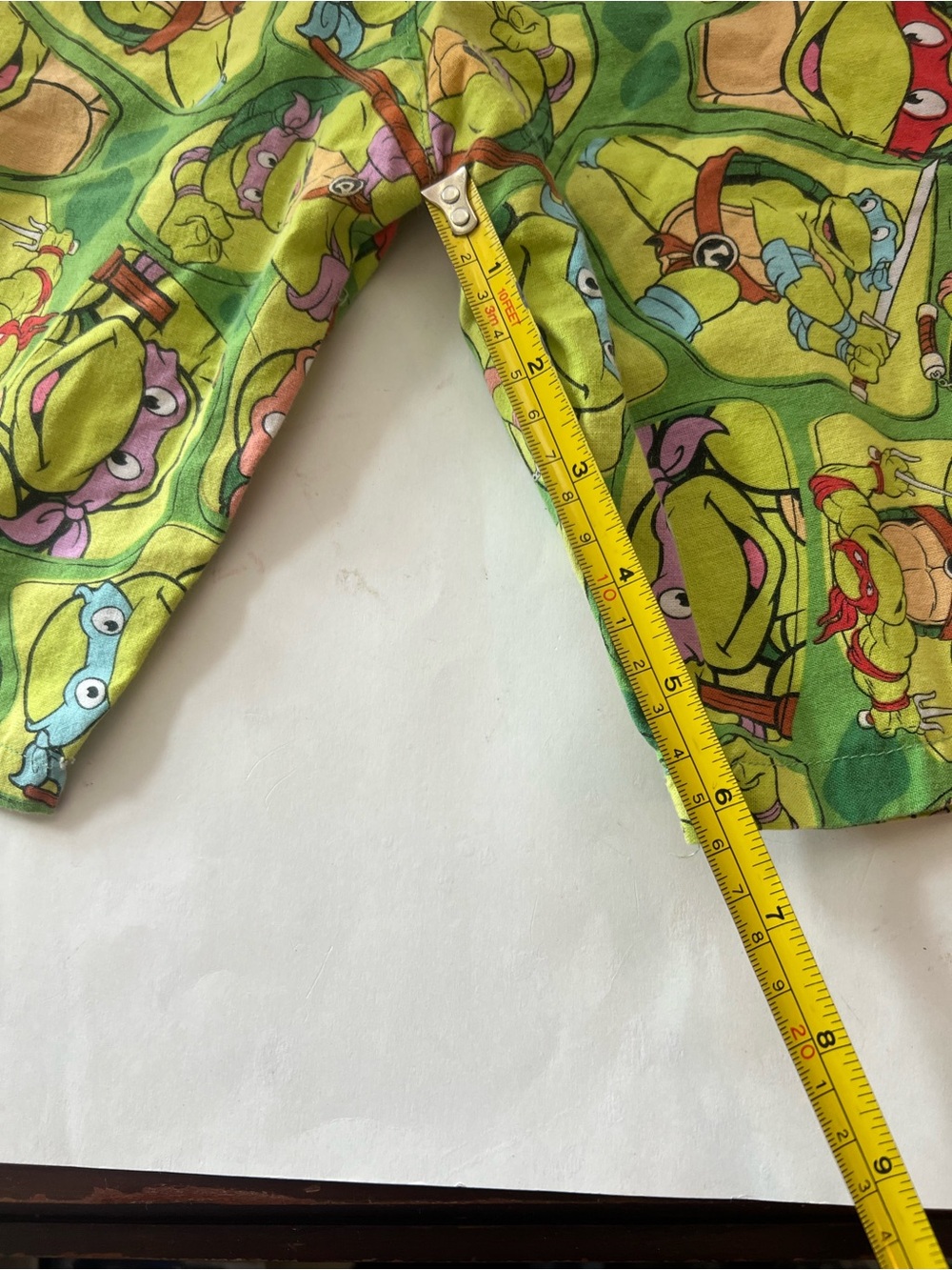 Vintage Teenage Mutant Ninja Turtles handmade shorts kids - Picture 3 of 9